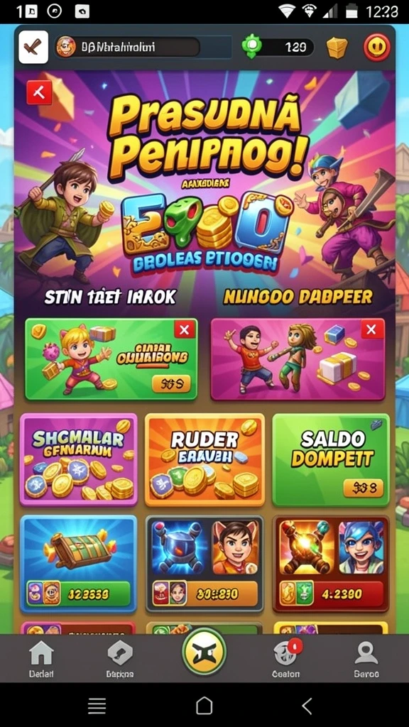 alexis500 - Tangkapan layar: Tampilan menu utama ALEXIS500 yang menarik.