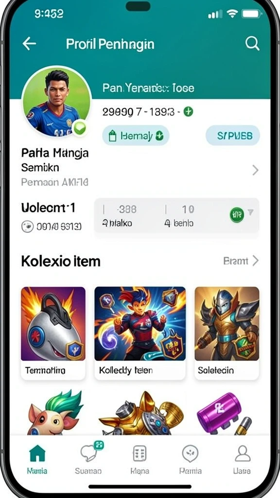 glowin88 - Fitur leaderboard yang menampilkan peringkat pemain.