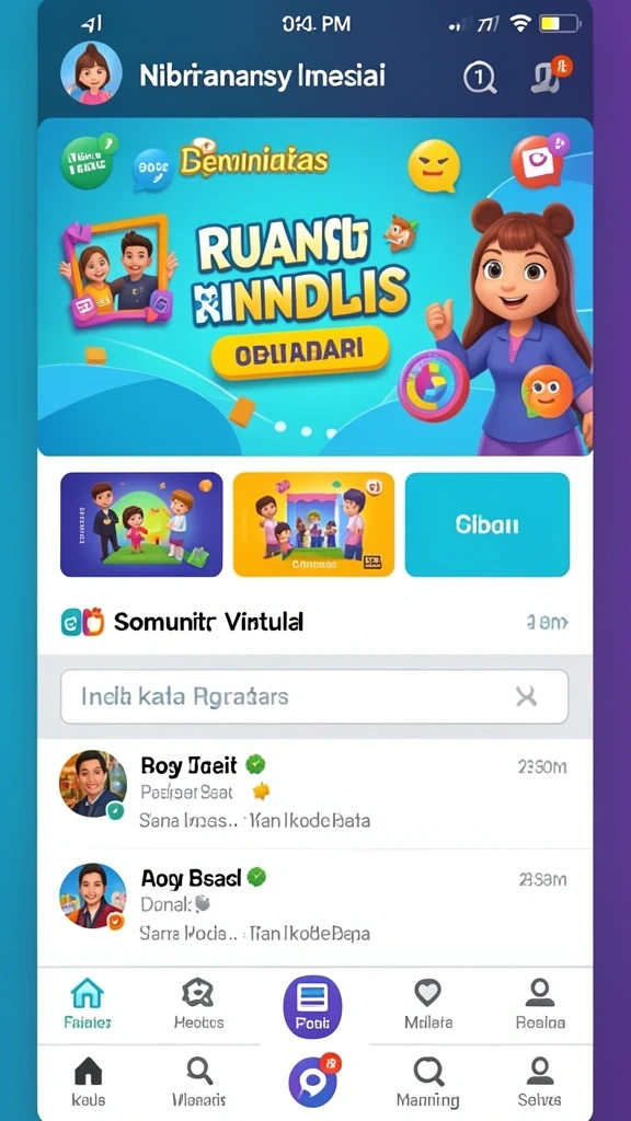 gx88 - Tangkapan layar menampilkan level baru yang penuh warna.