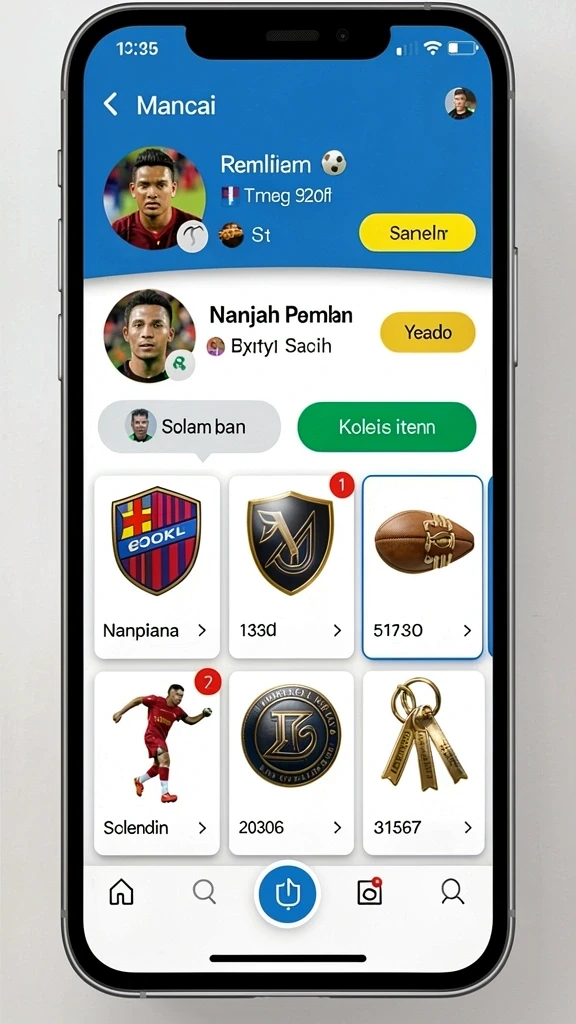 hokigame - Tampilan antarmuka yang ramah pengguna.